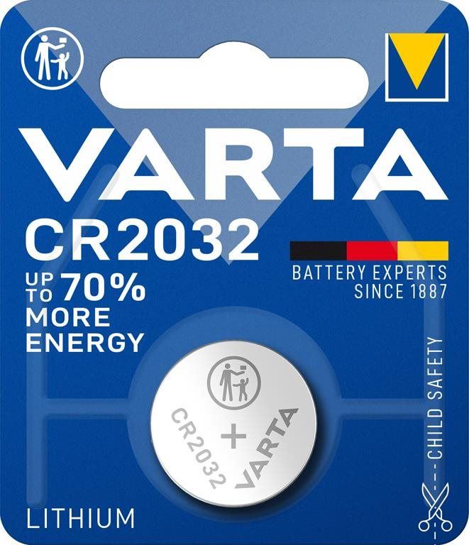 Knoflíková baterie VARTA speciální lithiová baterie CR2032 1ks