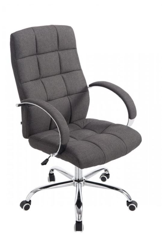 Kancelářská židle BHM GERMANY Mikos, textil, tmavě šedá