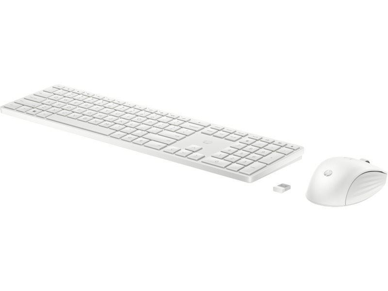 Set klávesnice a myši HP 650 Wireless Keyboard & Mouse White - CZ/SK