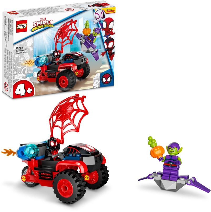 LEGO stavebnice LEGO® Marvel 10781  Miles Morales: Spider-Man a jeho techno tříkolka