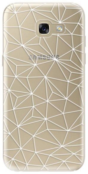 Kryt na mobil iSaprio Abstract Triangles 03 - white pro Samsung Galaxy A5 (2017)