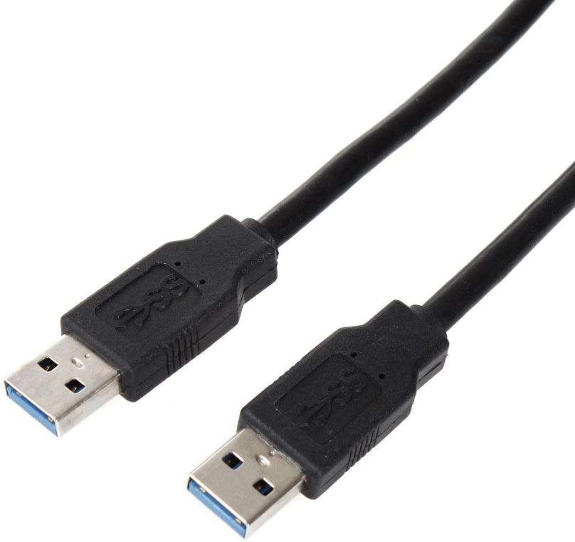 Kabel OEM USB 3.0 propojovací A-A černý, 3m