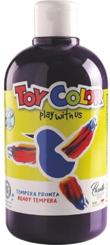 Tempery Temperová barva Toy color 500ml - černá