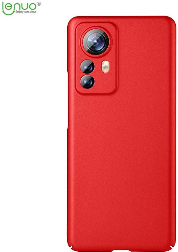 Kryt na mobil Lenuo Leshield obal pro Xiaomi 12 Pro, červená