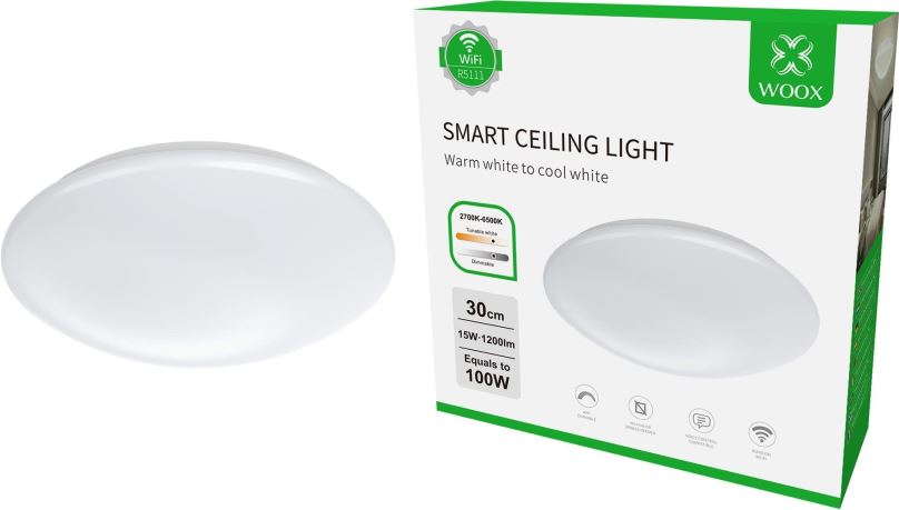 Stropní světlo WOOX R5111 Smart WiFi Ceiling Light WW to CW