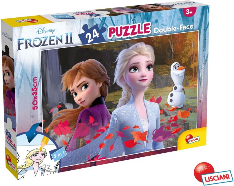 Puzzle Frozen Puzzle Double-Face 24 dílků