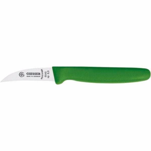 Kuchyňský nůž Giesser Messer nůž na zeleninu 6 cm zelený