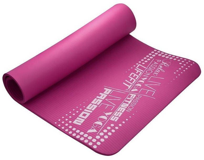 Podložka na cvičení Lifefit Yoga Mat Exkluziv bordó
