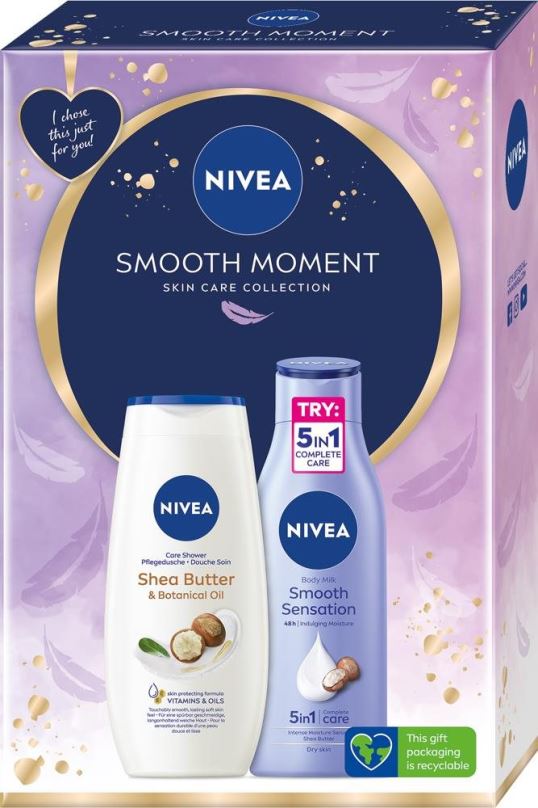 Dárková kosmetická sada NIVEA Smooth Moment Set 500 ml