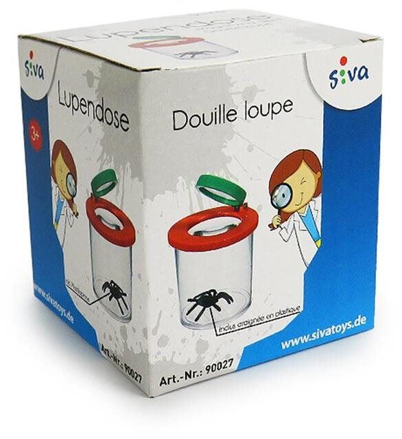Vzdělávací hračka Siva Krabička s lupou na hmyz