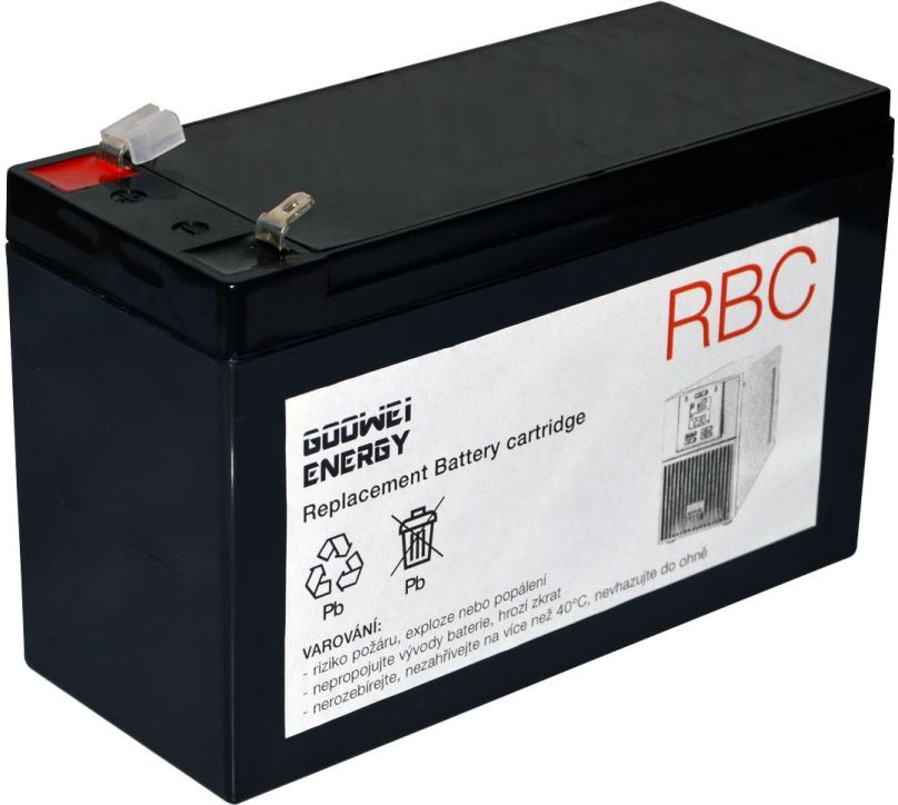Baterie pro záložní zdroje GOOWEI náhrada za RBC2 - baterie pro UPS
