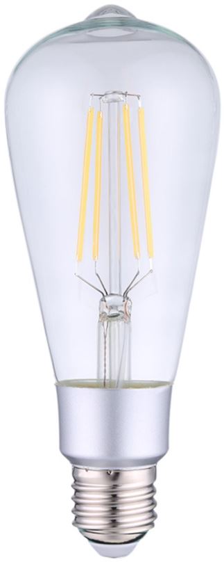 LED žárovka Shelly Vintage ST64, stmívatelná žárovka 7 W/750 lm, závit E27, WiFi