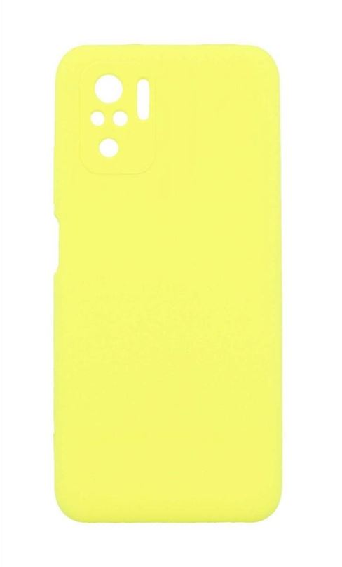 Kryt na mobil TopQ Kryt Essential Xiaomi Redmi Note 10S žlutý 92701