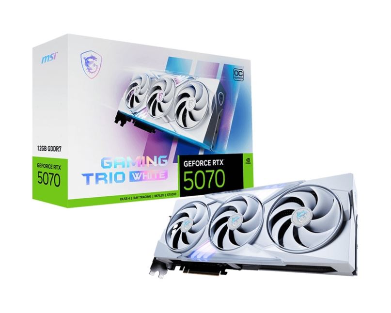 MSI GeForce RTX 5070 12G GAMING TRIO OC WHITE RTX 5070 12G GAMING TRIO OC WHITE