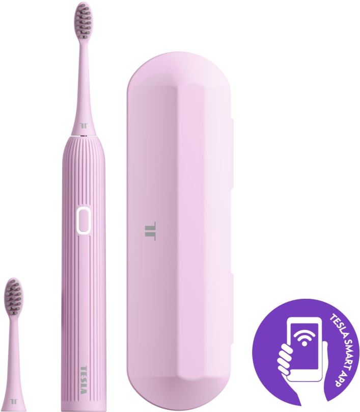 Elektrický zubní kartáček Tesla Smart Toothbrush Sonic TB200 Deluxe Pink