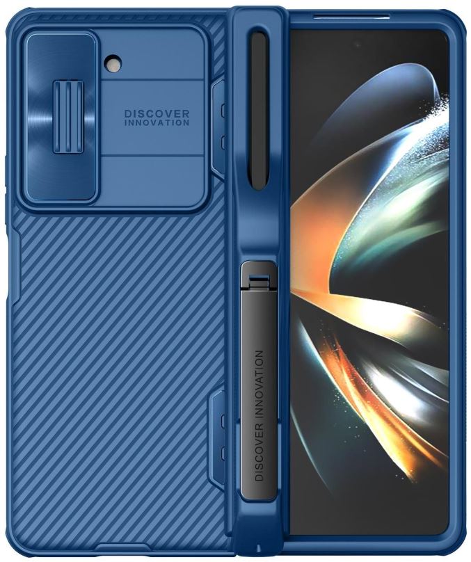 Kryt na mobil Nillkin CamShield FOLD Slot+Stand Zadní Kryt pro Samsung Galaxy Z Fold 5 Blue
