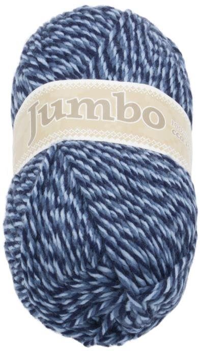 Příze Jumbo 100g - 917+912+919 modrý melír