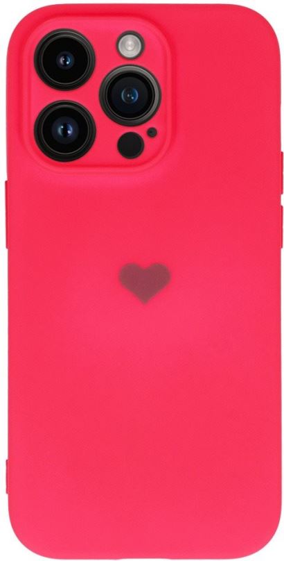 Kryt na mobil Vennus Valentýnské pouzdro Heart pro iPhone 13 Pro - fuchsiové