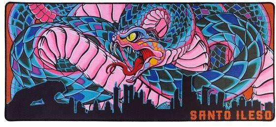 Podložka pod myš Saints Row - Snake Mural - podložka pod myš a klávesnici