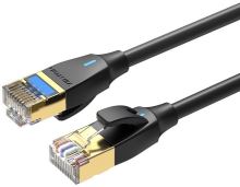 Síťový kabel Vention Cat.8 SFTP Patch Cable 5m Black Slim Type