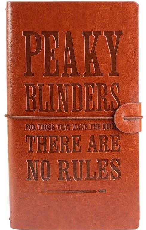 Zápisník Peaky Blinders - There Are No Rules - cestovní zápisník