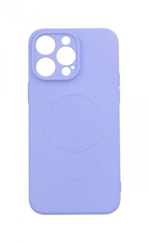 Kryt na mobil TopQ Kryt iPhone 14 Pro Max s MagSafe světle fialový 85093