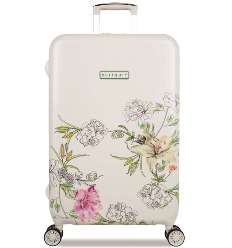 Cestovní kufr SUITSUIT® TR-5101/3-M - 10th Anniversary English Garden