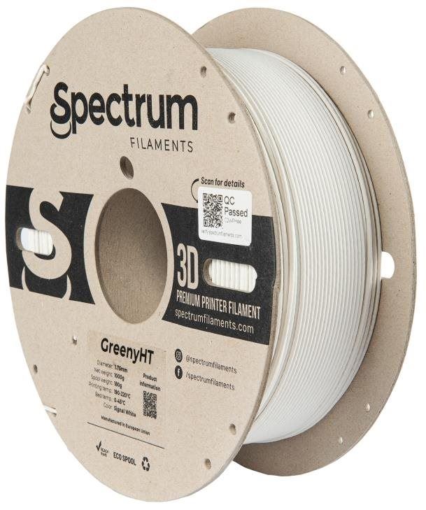 Filament Filament Spectrum GreenyHT 1.75mm Signal White 1kg