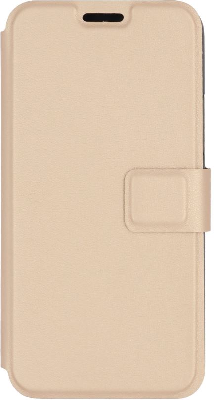 Pouzdro na mobil iWill Book PU Leather Case pro Apple iPhone 11 Pro Gold
