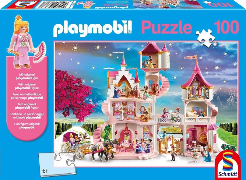Puzzle Puzzle Playmobil Princeznin palác 60 dílků + figurka Playmobil