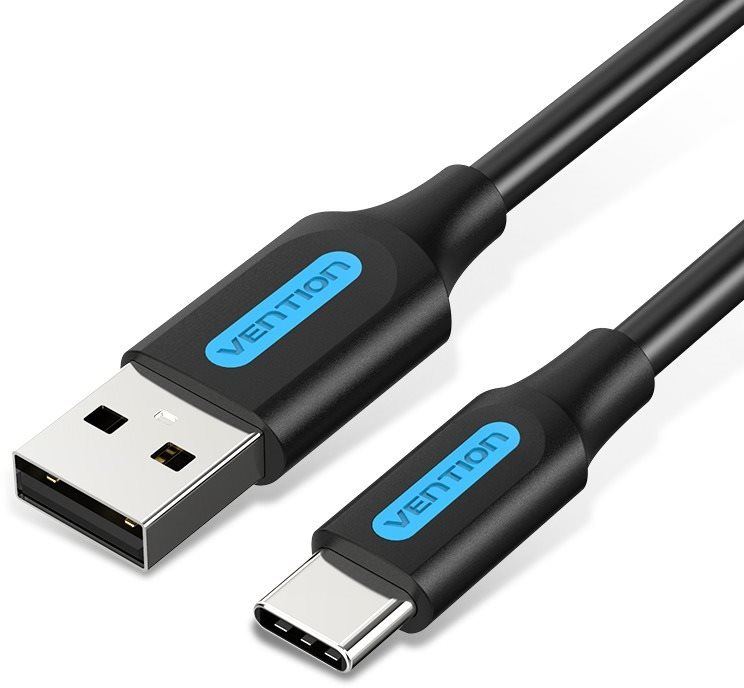 Datový kabel Vention Type-C (USB-C) <-> USB 2.0 Charge & Data Cable 0.5m Black