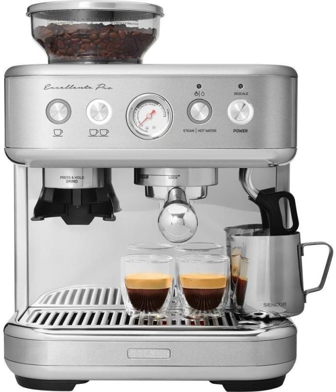 Pákový kávovar SENCOR SES 6010SS Espresso