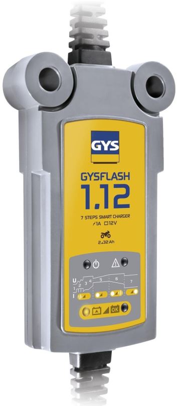 Nabíječka autobaterií GYS Gysflash 1.12 s funkcí CAN-BUS 12 V, 1 A, 32 Ah