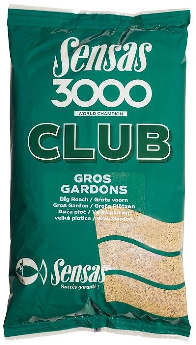 Sensas Vnadící směs 3000 Club Gros Gardons (Velká plotice) 1kg