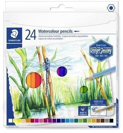 Pastelky STAEDTLER Design Journey akvarelové 24 barev