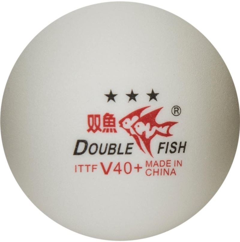 Míčky na stolní tenis Doublefish 40+3-stars