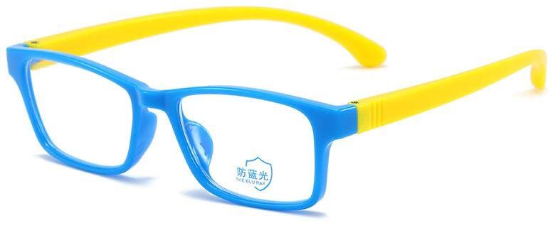 Brýle na počítač Style4 Dětské brýle na počítač Toys, 5 variant, 2 - modrá + žluté nožičky