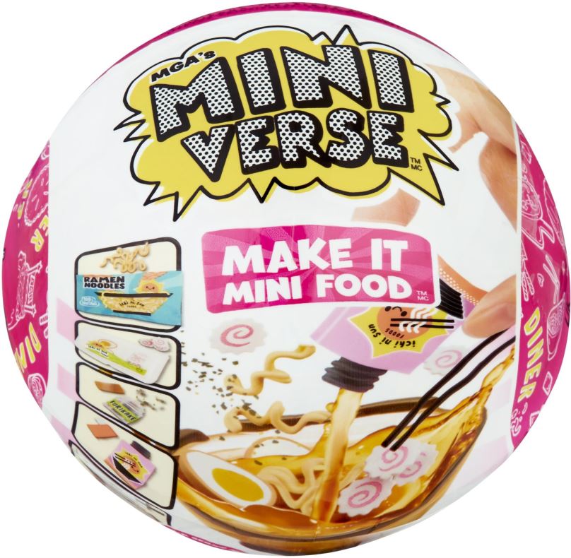 Vyrábění pro děti MGA Miniverse Mini Food Občerstvení série 2