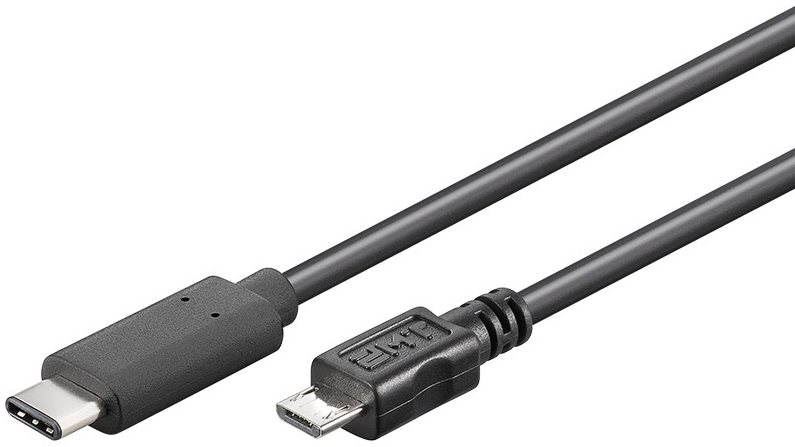 Datový kabel PremiumCord USB-C 3.1 (M) propojovací USB 2.0 Micro-B (M) 0.6m