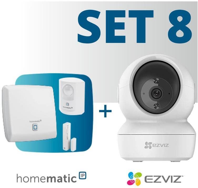 Zabezpečovací systém Homemativ IP Sada zabezpečení s kamerou Ezviz - HmIP-SET8