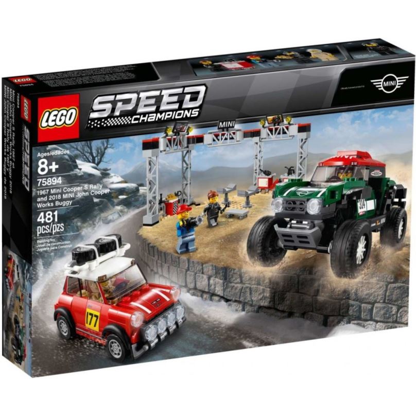 LEGO stavebnice LEGO Speed Champions 75894 1967 Mini Cooper S Rally a 2018 MINI John Cooper Works Buggy