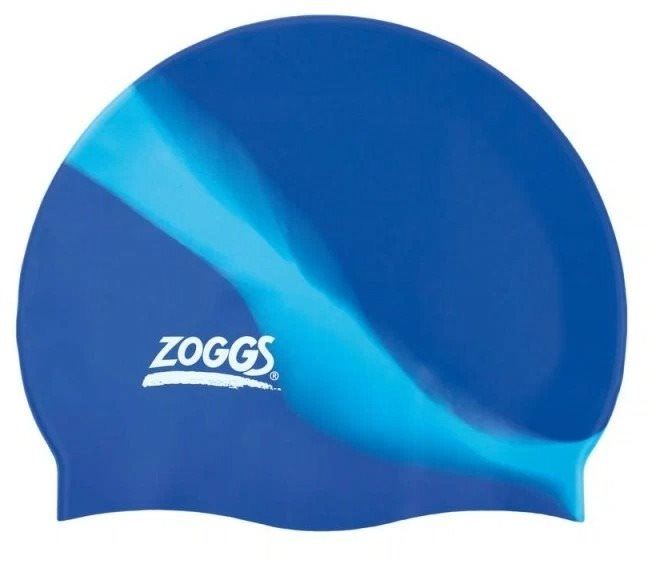 Plavecká čepice Zoggs SILICONE MULTI COLOR světle modrá