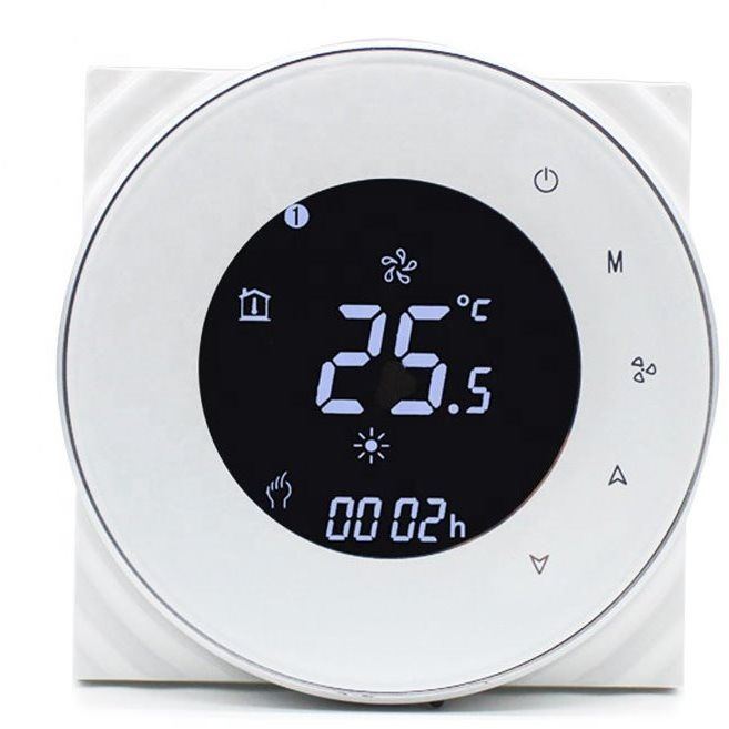 Termostat iQtech SmartLife GALW-W, WiFi termostat pro kotle s potenciálovým spínáním, bílý