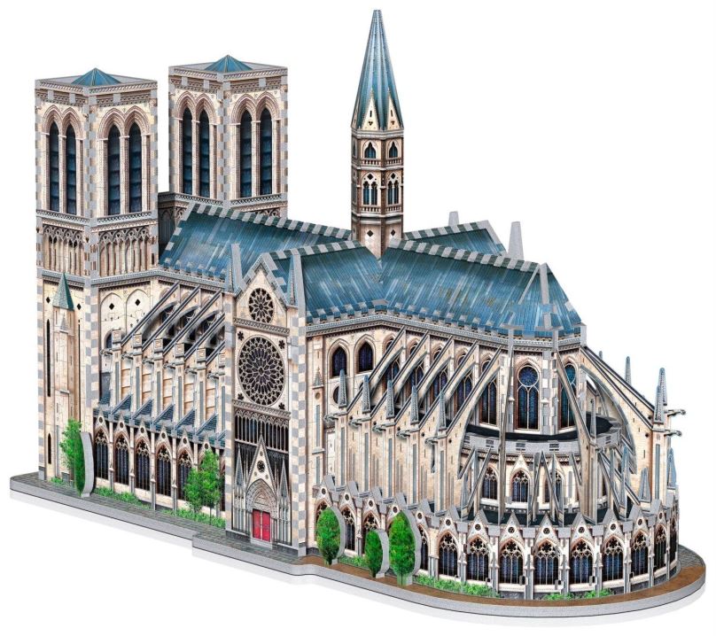3D puzzle Wrebbit 3D puzzle Katedrála Notre-Dame 830 dílků