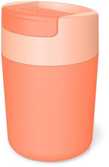 JOSEPH JOSEPH Hrnek cestovní s hygienickým uzávěrem Sipp Travel Mug 81123, 340ml, korálový