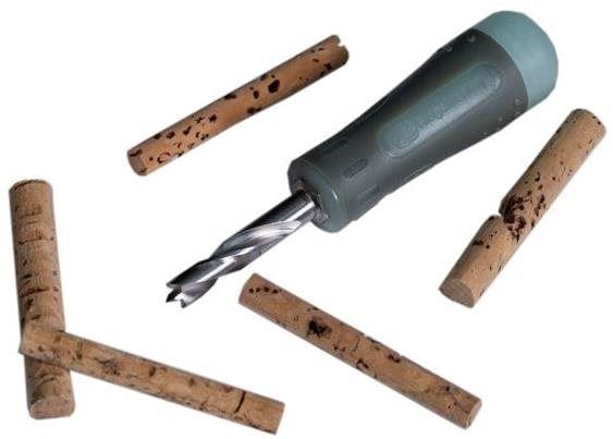 RidgeMonkey Vrtáček a korkové tyčinky Combi Bait Drill & Cork Sticks