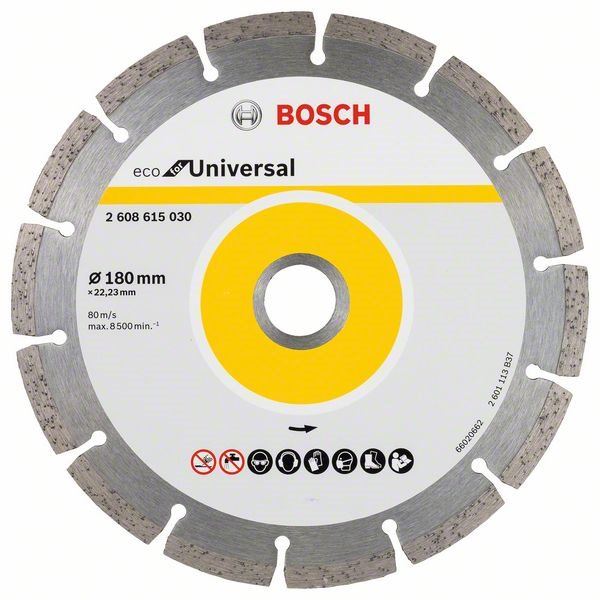 Diamantový kotouč Bosch Universal 180x22.23x2.2x7mm 2.608.615.030