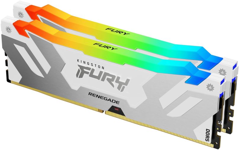 Operační paměť Kingston FURY 64GB KIT DDR5 6000MHz CL32 Renegade White RGB XMP