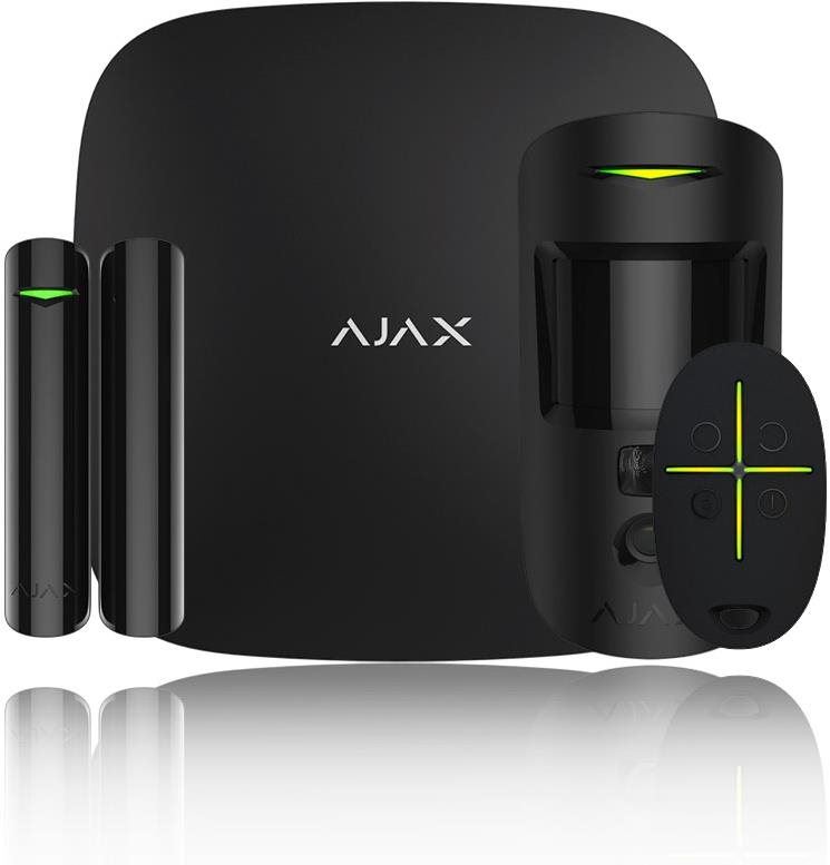 Zabezpečovací systém SET Ajax StarterKit Cam Plus black (20504)