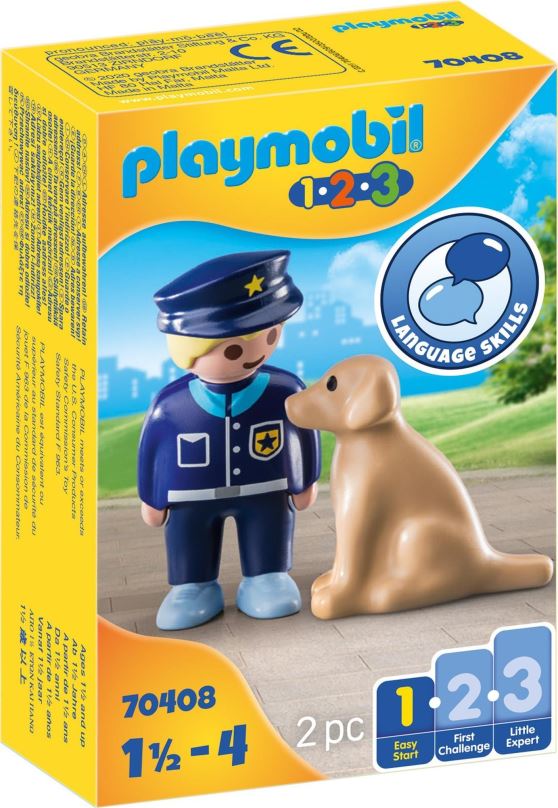 Figurky Playmobil Policista se psem